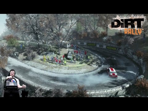 Видео: Скользкое ралли Монако Монте-Карло BMW M3 E30 | Dirt Rally на руле Fanatec CSL Elite Wheel