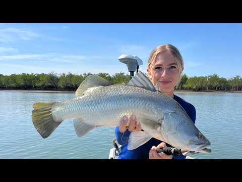 Видео: Рыбалка на баррамунди в Дарвин-Харбор