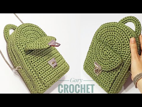 Видео: شنطه كروشيه كروس أو باك /Bolso cruzado o trasero/Cross or back bag /Сумка через плечо или на спине