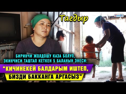 Видео: Жолдошу таштап кеткен 5 баланын энеси: "Кичинекей балдарым иштеп, бизди бакканга аргасыз”