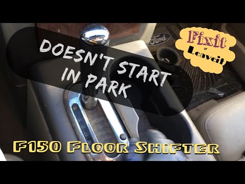 Видео: Ford F150 2005 года — не заводится в режиме парковки, регулировка троса напольного переключателя ...