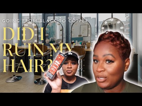 Видео: ОТ ТЕМНОГО К ОСЛЕПИТЕЛЬНОМУ: ОКРАШИВАЮ СТРИЖКУ «ПИКСИ» В МЕДНЫЙ КОВБОЙ