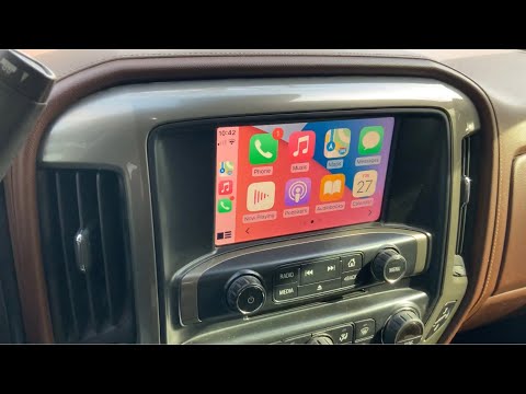 Видео: Как добавить Apple CarPlay на Chevrolet Silverado 2014-2015 годов или GMC Sierra