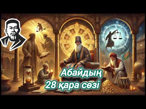 Видео: Абайдың 28-ші қара сөзі | Тағдыр, әділет және ақыл #абай #қарасөздер