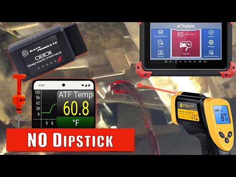 Видео: Замена и проверка уровня герметичной трансмиссионной жидкости Toyota Lexus — 2 датчика температуры