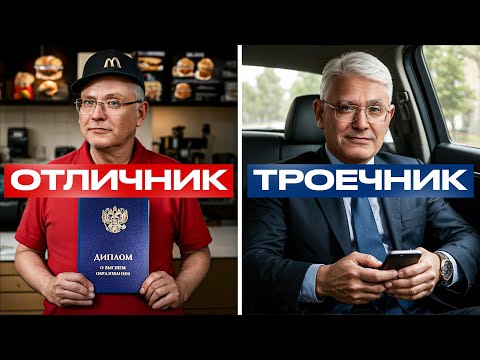 Видео: ТРОЕЧНИКИ в жизни успешнее ОТЛИЧНИКОВ? Неудобная правда от преподавателя
