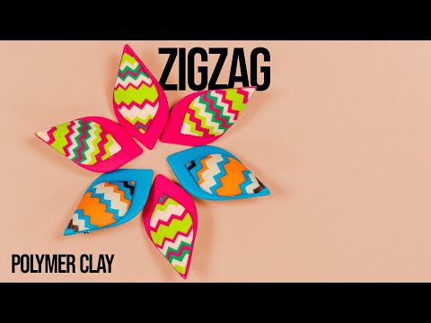 Видео: Зигзаг - самоучитель работы с полимерной глиной [Sub] | Ana Belchí