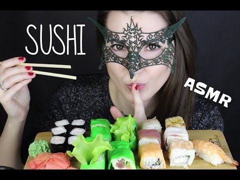 Видео: АСМР Суши Роллы/ASMR Mukbang Sushi Rolls 寿司회