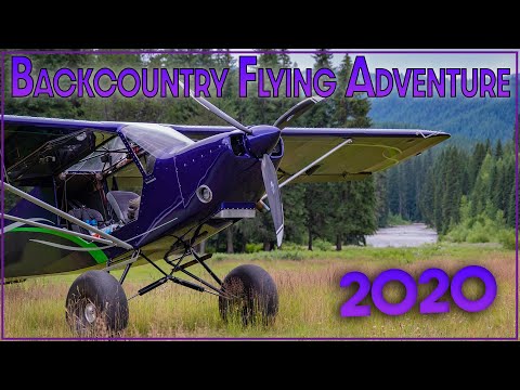 Видео: Полёты в горах и дикой местности Айдахо, Монтаны, Вайоминга — 2020 | турбо RANS S-7S
