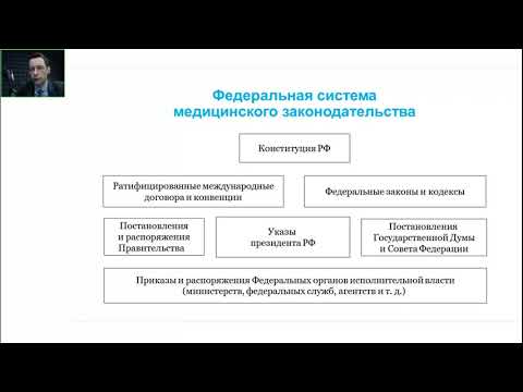 Видео: Медицинское право  Юридическая безопасность в сфере здравоохранения2022 04 26 1