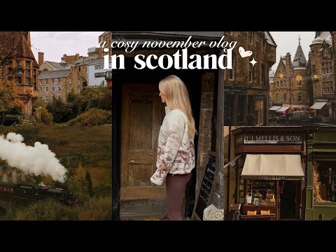 Видео: ноябрь в Шотландии 🌲🪵 Эдинбург и шотландская деревня