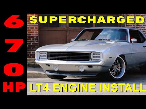 Видео: Видео установки и замены Camaro Supercharged LT4 Pro-Touring 1969 V8TV, часть 1. V8 Speed ​​& Res...