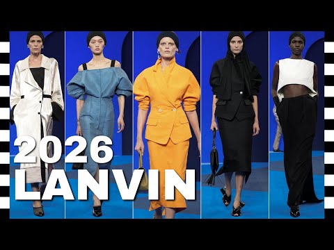 Видео: ✔️ LANVIN (Ланвэн) коллекция весна-лето 2026 на Неделе моды в Париже | Spring Summer 2026 collection