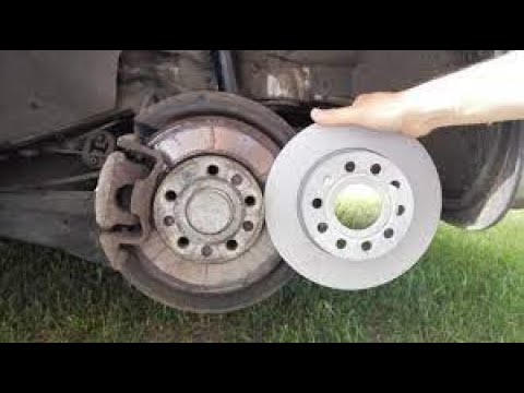 Видео: Skoda Octavia A5 Замена задних тормозных дисков и колодок. Replacing the rear brake discs and pads.