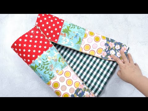 Видео: Таким образом легко вшить молнию.  Как сделать сумку на каждый день.