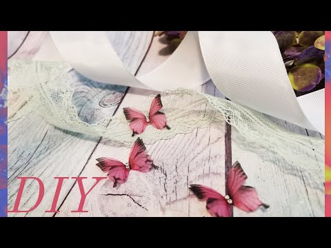 Видео: Они ВОЛШЕБНЫЕ! Нежные весенние бантики из ленты 4 см/новинки канзаши/мк/kanzashi/diy