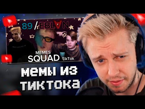 Видео: СТИНТ СМОТРИТ МЕМЫ из ТИКТОКА С 89 СКВАДОМ #1