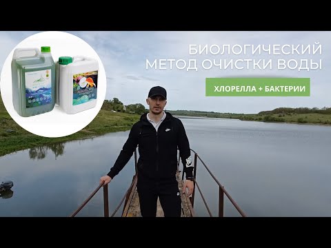 Видео: Биологический метод очистки водоема: хлорелла + бактерии!