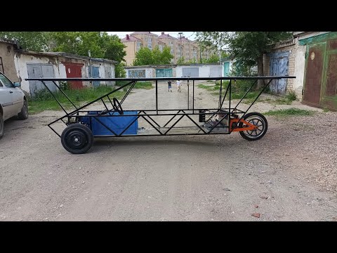 Видео: Солнцемобиль для гонок по Казахстану. 2023 год. город Актобе.