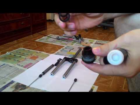 Видео: Как переделать на масло эластомерную вилку