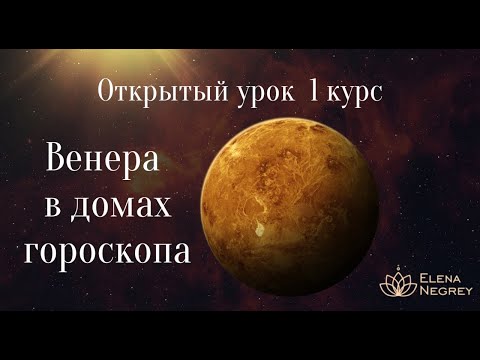 Видео: ОТКРЫТЫЙ УРОК  1 КУРС.  ВЕНЕРА В ДОМАХ ГОРОСКОПА. ФИНАНСЫ И БРАК. ШКОЛА АСТРОЛОГИИ ЕЛЕНЫ НЕГРЕЙ