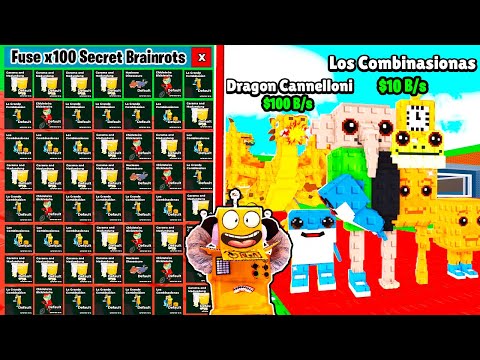 Видео: Я ОБЪЕДИНИЛ 100 СЕКРЕТНЫХ БРЕЙНРОТОВ и ПОЛУЧИЛ ЭТО... ROBLOX Steal a Brainrot