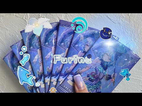 Видео: 🩵 РАСПАКОВКА коллекционных карточек Genshin 💙