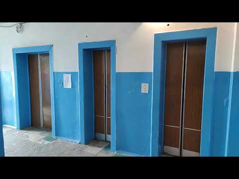 Видео: Первая 18-ти этажка в Днепропетровске! Модернизированный лифт (КМЗ-1975 г.в) "Залипайка".