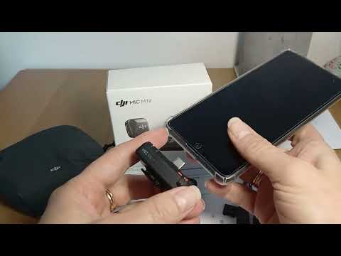 Видео: DJI Mic Mini/App/Parring between Transmitter(TX)-Receiver(RX)-Phone. Сопряжение/App