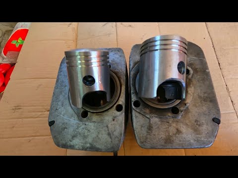 Видео: Поршни 10-го ремонта на Ява 638 / Piston - Jawa 638-640