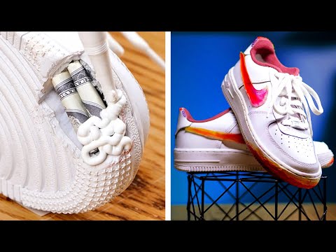 Видео: НЕВЕРОЯТНЫЕ ИДЕИ И ЛАЙФХАКИ ДЛЯ ОБУВИ