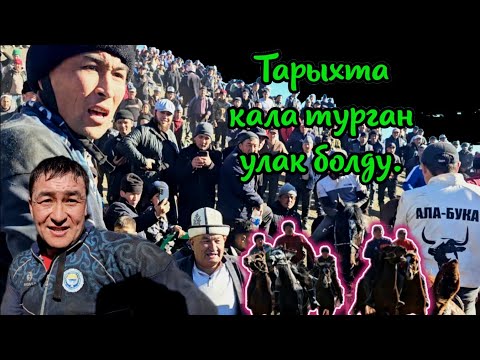 Видео: Чаткал Сумсар Аламан Улак/ Муратбеков Жакыпбек атанын неберелерине берген улагы.