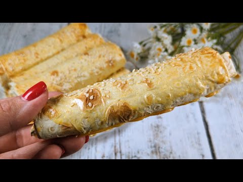 Видео: Хрусткі Сирні Палички з ЛАВАШУ за 5 хвилин! Легко та Просто! / Crispy pita cheese sticks!