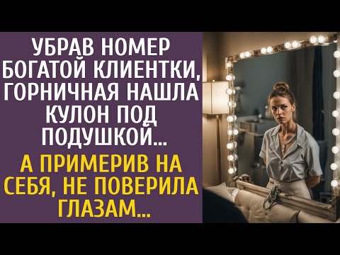 Видео: Убрав номер богатой клиентки, горничная нашла кулон под подушкой… А примерив, не поверила глазам…
