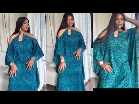 Видео: Как выкроить и сшить платье-бабочку Бубу с открытыми плечами и вырезом-замочной скважиной / Пошаг...