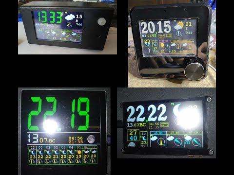 Видео: Дисплеи ESP32S3 4848S040 и JC4827W543