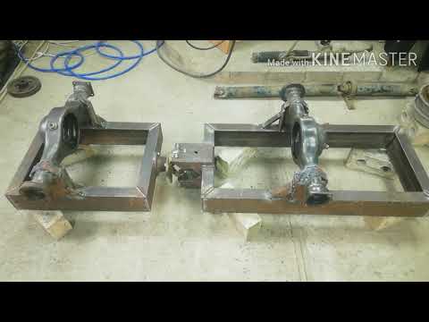 Видео: Установка мостов!№4!На минитрактор-ПЕРЕЛОМКУ 4Х4!