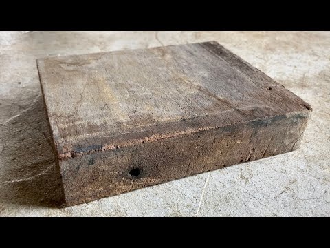 Видео: Удивительно, что можно сделать из старого куска дерева.