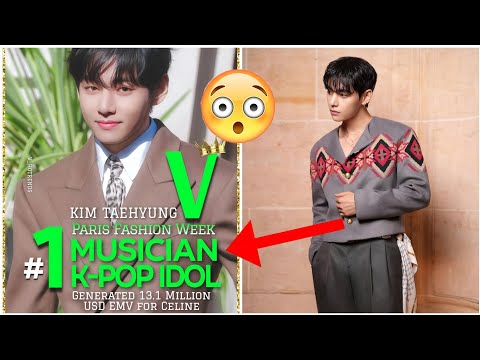 Видео: Ким Тэхён покорил Paris Fashion Week! Эффект $13,1 млн для Celine шокировал индустрию!