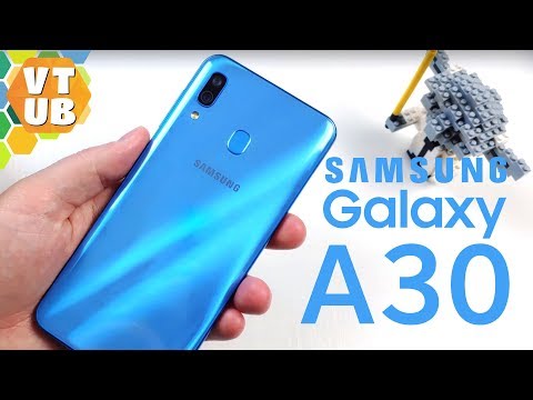 Видео: Samsung Galaxy A30 - Распаковка | Комплектация | Внешний Вид