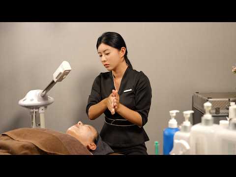 Видео: ASMR Осветляющий уход за лицом & Абдоминальное похудение & Уход при болях в шее и спине