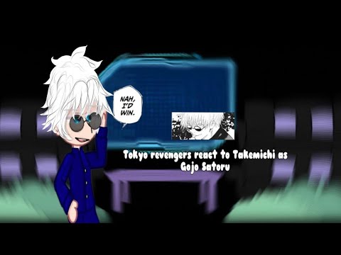 Видео: Tokyo revengers react to Takemichi as Gojo Satoru|🇷🇺/🇺🇸/🇵🇹|Реакция токийских мстителей на Такемичи|
