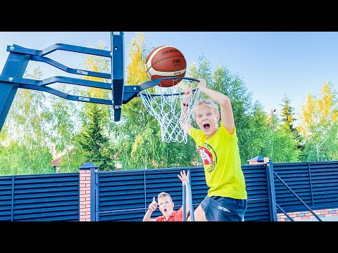 Видео: СТАЩИЛИ БАСКЕТБОЛЬНОЕ КОЛЬЦО У СОСЕДА. БРОС ШОУ