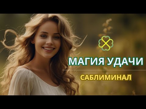 Видео: 🌟 МАГНИТ ДЛЯ СЧАСТЛИВЫХ СЛУЧАЙНОСТЕЙ. Мощный саблиминал