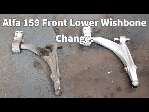 Видео: Руководство по снятию поперечных рычагов подвески Alfa Romeo 159 Brera