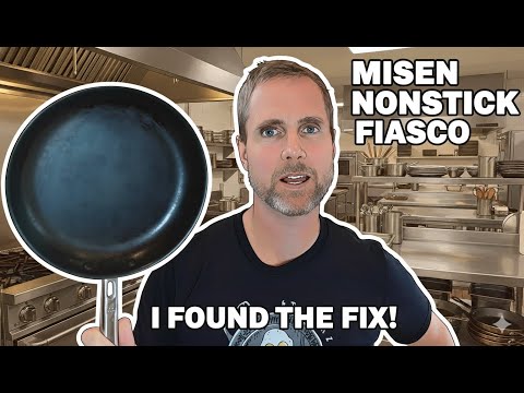 Видео: РЕШЕНИЕ ДЛЯ ВАШЕЙ НЕИСПРАВНОЙ АНТИПРИГАРНОЙ СКОВОРОДЫ MISEN ИЗ УГЛЕРОДИСТОЙ СТАЛИ
