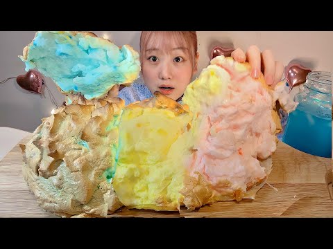 Видео: ASMR Облачный хлеб【русские субтитры】【Mukbang/ Eating Sounds】
