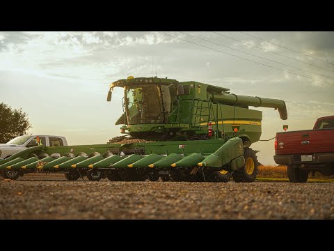 Видео: Возможный мировой рекорд производительности комбайна!