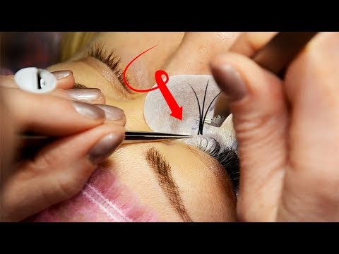 Видео: ПРОРАБОТКА ВНУТРЕННЕГО УГЛА ГЛАЗА при наращивании ресниц
