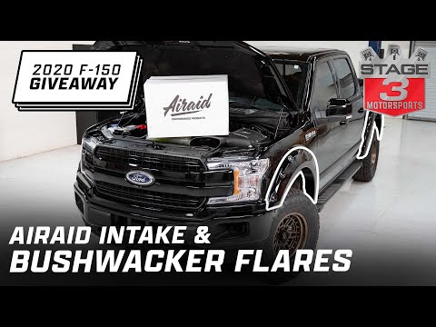 Видео: Сборка F-150 Lariat 2020 года: воздухозаборник Airaid и расширители крыльев Bushwacker